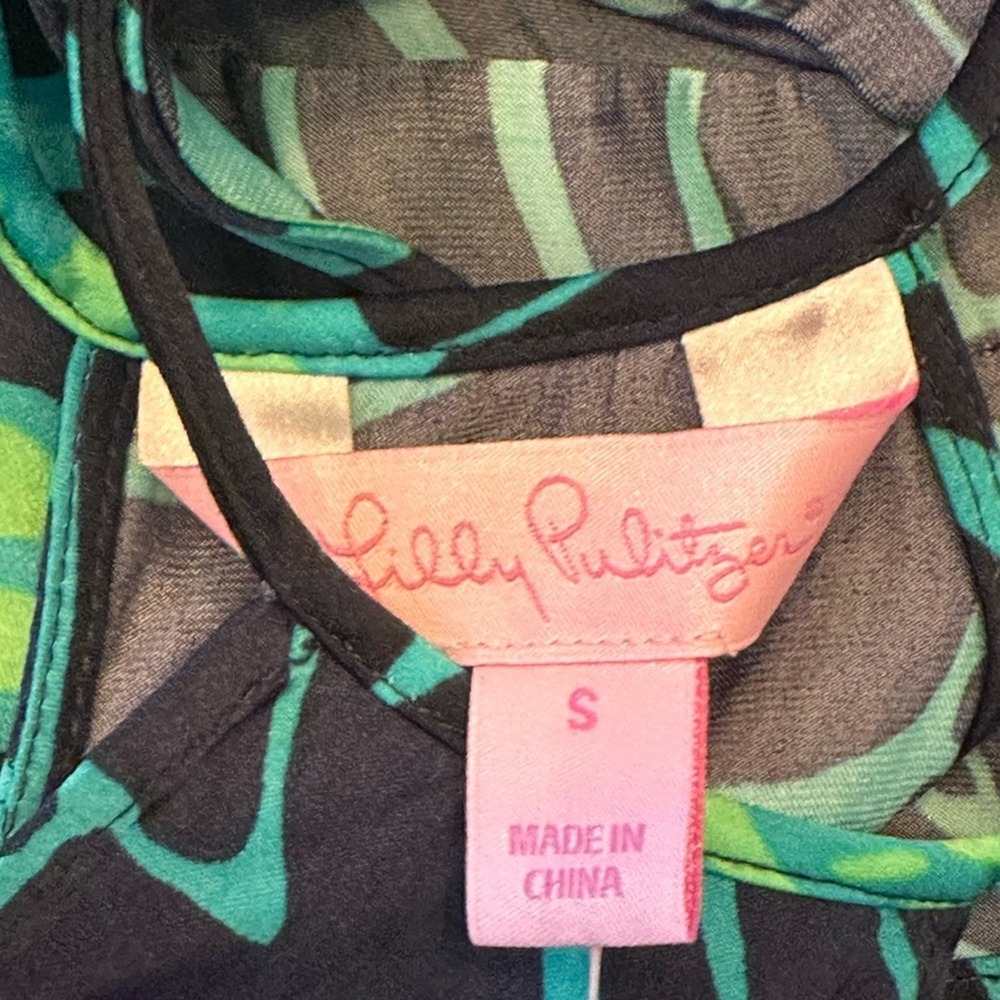 Lilly Pulitzer NWT Size Small Under the Palms Maxi‎ dress , Rare print Deadstock - Picture 7 of 14